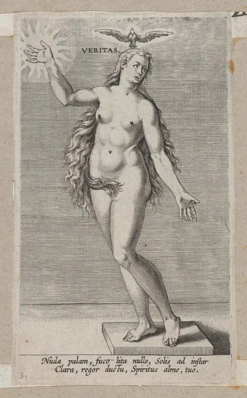 Veritas, from "Proposopographia" Wall Art by Philips Galle - High-Resolution Digital Print