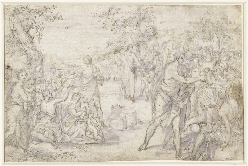Vermenigvuldiging der broden door Christus Wall Art by Unknown - High-Resolution Digital Print