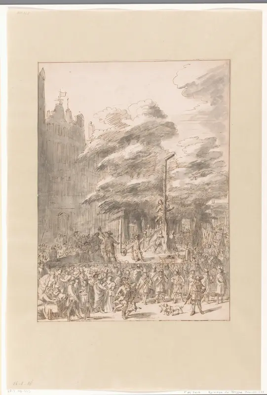 Verminking van de lichamen van de gebroeders de Witt Wall Art by Unknown - High-Resolution Digital Print