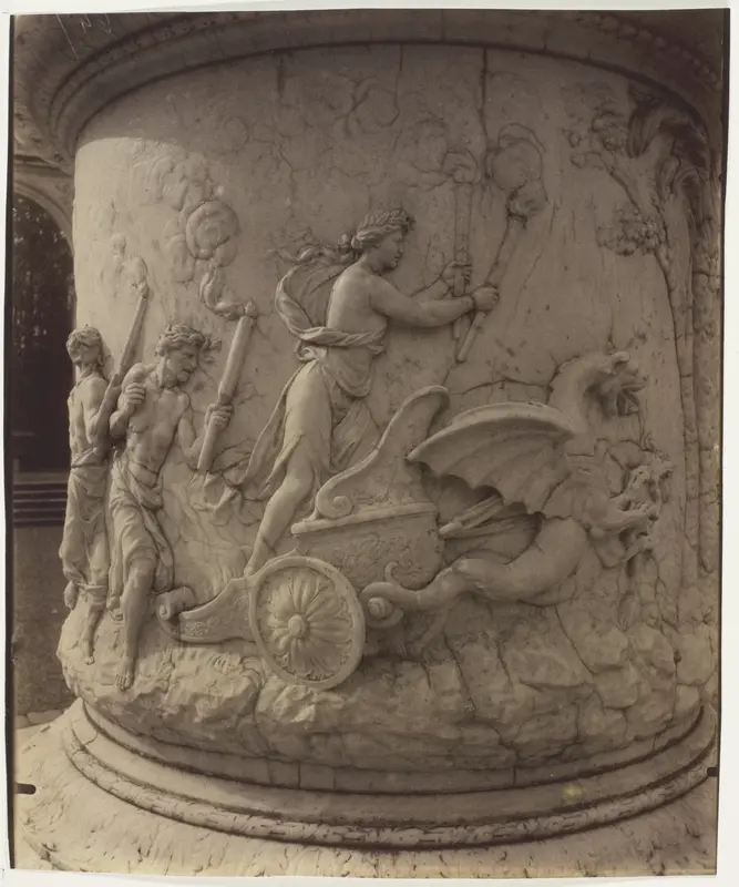 Versailles, Enlèvement de Proserpine par Pluton par Girardon, (detail) Wall Art by Jean-Eugène-Auguste Atget - High-Resolution Digital Print