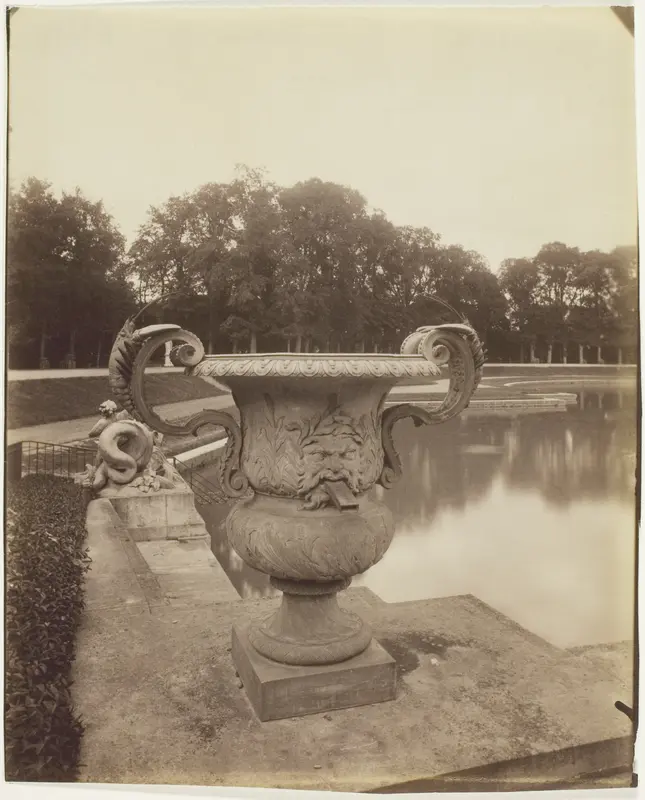 Versailles, Vase, Bassin de Neptune Wall Art by Jean-Eugène-Auguste Atget - High-Resolution Digital Print