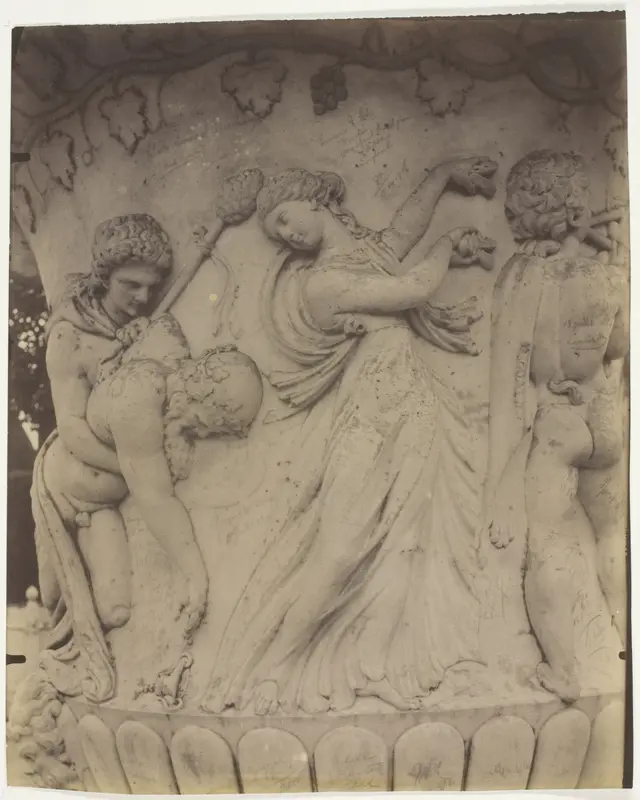 Versailles, Vase, (Detail) Wall Art by Jean-Eugène-Auguste Atget - High-Resolution Digital Print