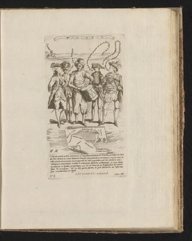 Verscheurde kaart van de Oostenrijkse Nederlanden, juni 1787 Wall Art by anonymous - High-Resolution Digital Print