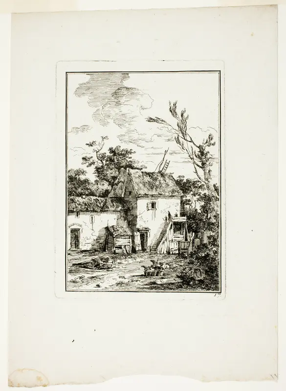 Vertical Landscape Wall Art by Louis Gabriel Moreau - High-Resolution Digital Print