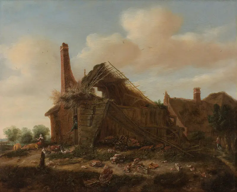 Vervallen boerderij Wall Art by Emanuel Murant - High-Resolution Digital Print