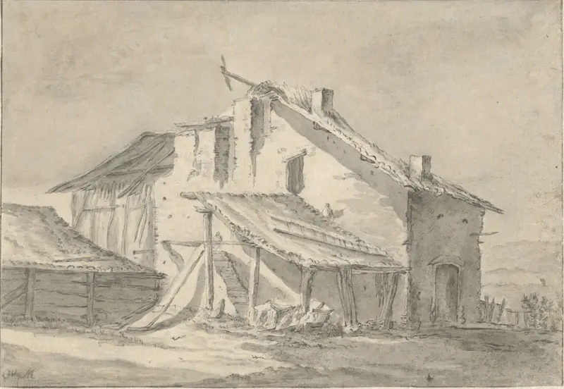 Vervallen boerenhoeve Wall Art by Unknown - High-Resolution Digital Print
