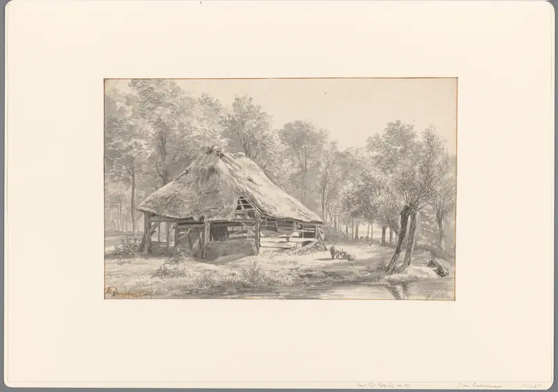 Vervallen boerenschuur Wall Art by Jan van Ravenswaay - High-Resolution Digital Print
