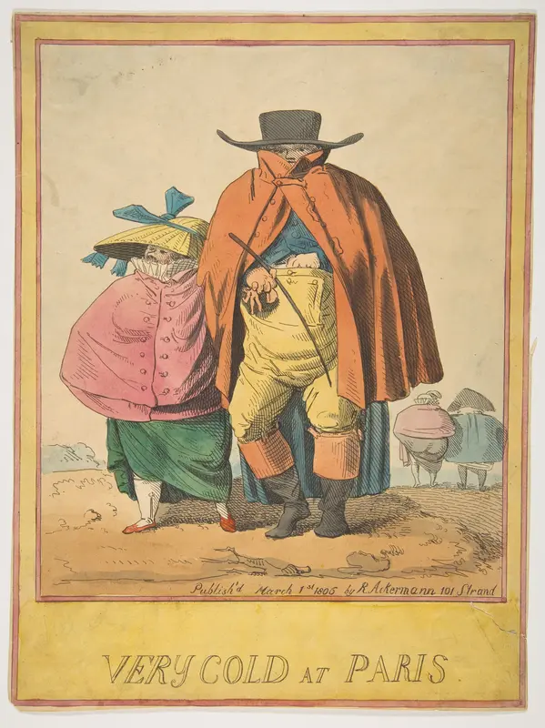 Very Cold at Paris Wall Art by Anonymous, British, 19th century - High-Resolution Digital Print