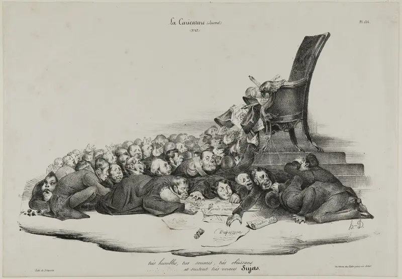 Very humble, very obedient, very submissive, and most of all, very voracious subjects, plate 136