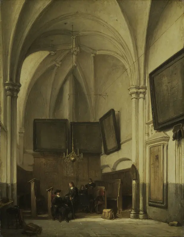 Vestry of the Church of St Stephen in Nijmegen Wall Art by Unknown - High-Resolution Digital Print