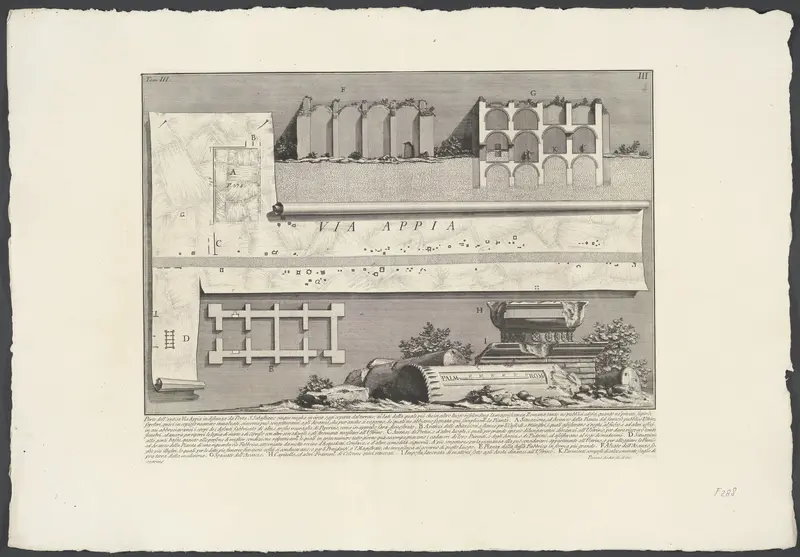 Via Appia Antica Wall Art by Unknown - High-Resolution Digital Print