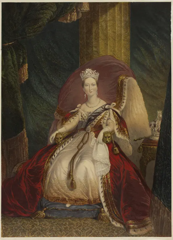 Victoria, Queen of Great Britain, India, etc. Wall Art by George Baxter - High-Resolution Digital Print