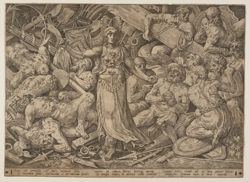Victoria Surrounded by Prisoners and Trophies of War