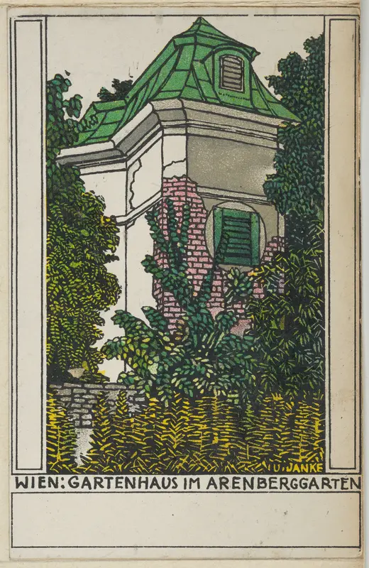 Vienna: Garden House in the Arenberg Garden Wall Art by Urban Janke - High-Resolution Digital Print