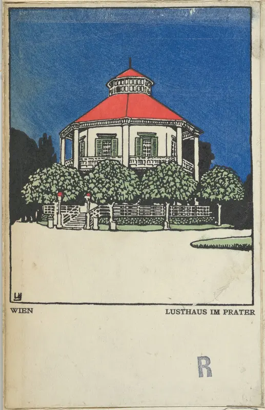 Vienna: "Pleasure Pavilion" in the Prater (Wien: Lusthaus im Prater) Wall Art by Urban Janke - High-Resolution Digital Print
