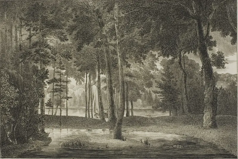 View from the Elysian Bower Wall Art by William Birch - High-Resolution Digital Print