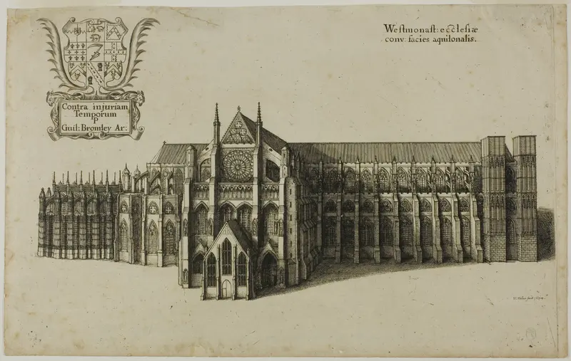 View from the North Westminster Church Wall Art by Wenceslaus Hollar - High-Resolution Digital Print