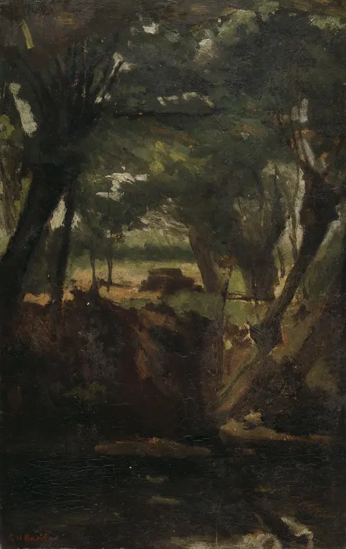 View in the Woods Wall Art by Unknown - High-Resolution Digital Print