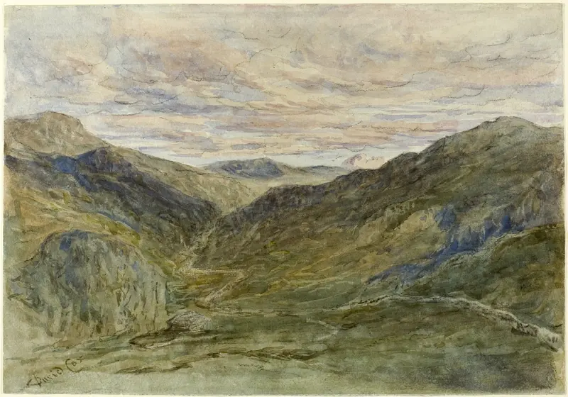 View in Wales Wall Art by David Cox, the elder - High-Resolution Digital Print