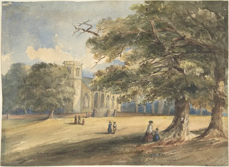 View of a churchyard, Southborough, Kent