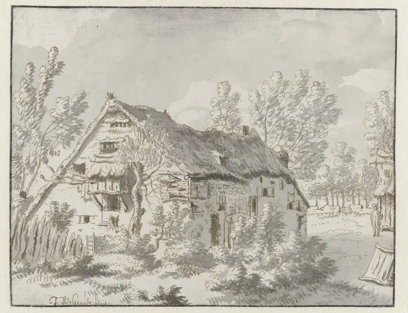 View of a Farmhouse near Mechelen Wall Art by Unknown - High-Resolution Digital Print