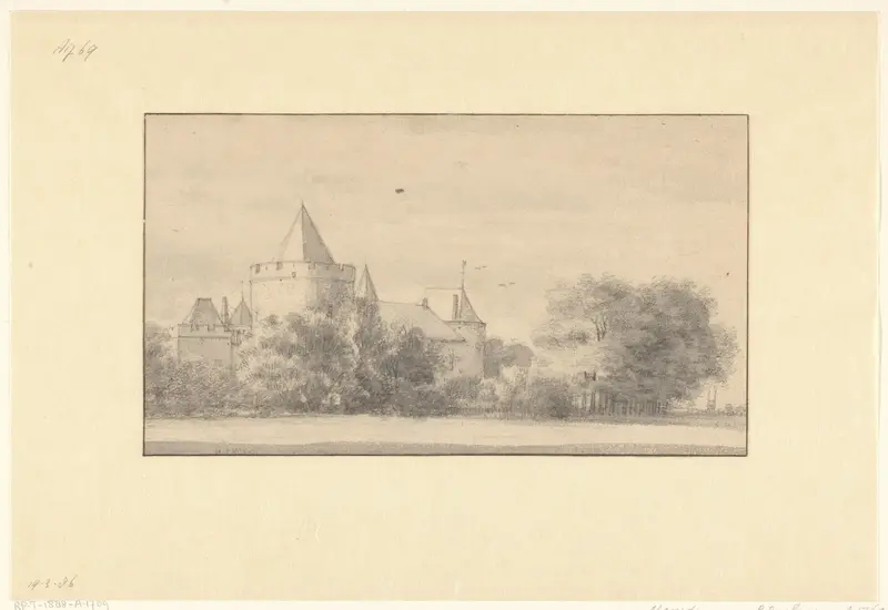 View of Abcoude, Seen from the North Wall Art by Roelant Roghman - High-Resolution Digital Print