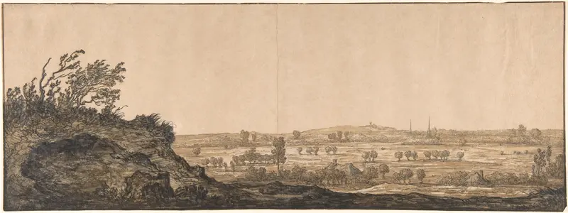 View of Calcar on the Lower Rhine near Cleves Wall Art by Aelbert Cuyp - High-Resolution Digital Print