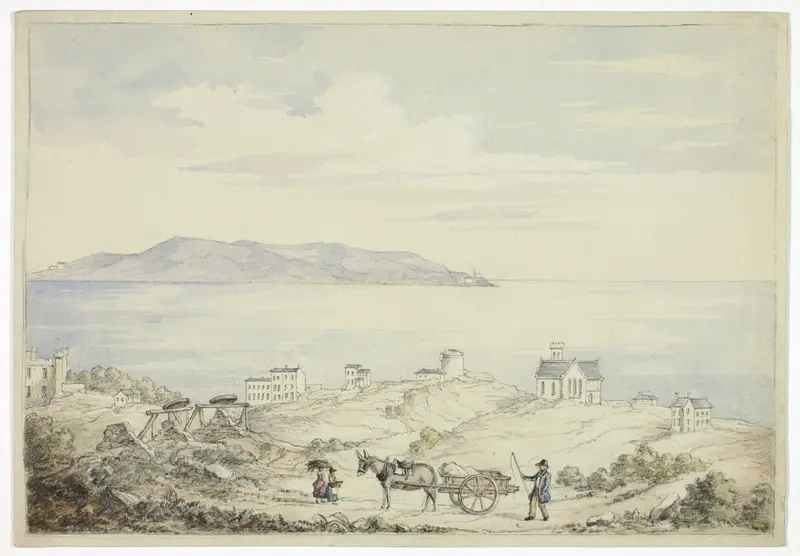 View of Dalkey from the Road Wall Art by Elizabeth Murray - High-Resolution Digital Print