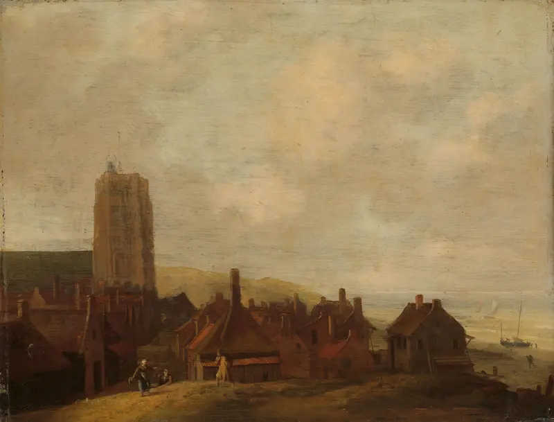 View of Egmond aan Zee Wall Art by Unknown - High-Resolution Digital Print