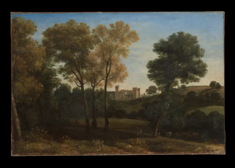 View of La Crescenza Wall Art by Claude Lorrain (Claude Gellée) - High-Resolution Digital Print