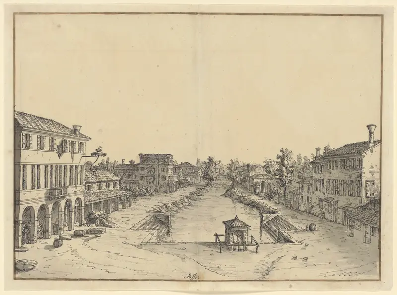 View of Mestre Wall Art by Bernardo Bellotto - High-Resolution Digital Print