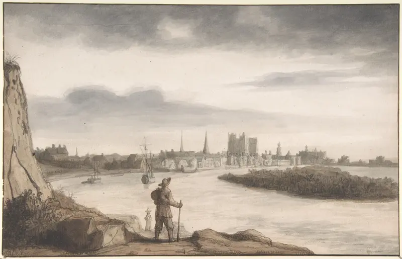 View of Nantes Wall Art by Lambert Doomer - High-Resolution Digital Print