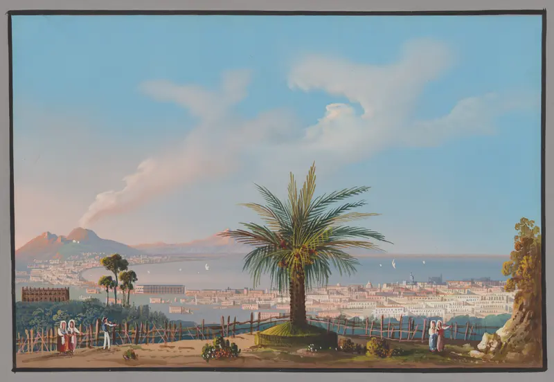 View of Naples from San Martino Wall Art by Italian - High-Resolution Digital Print