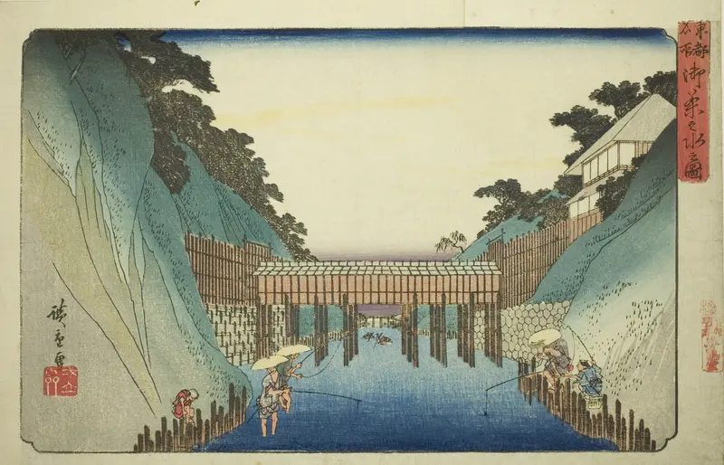 View of Ochanomizu (Ochanomizu no zu), from the series "Famous Places in the Eastern Capital (Toto meisho)"