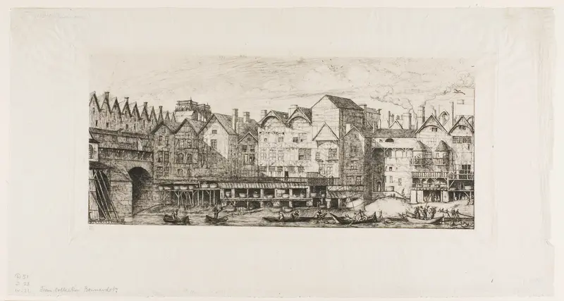 View of Part of the City of Paris toward the Close of the XVII Century
