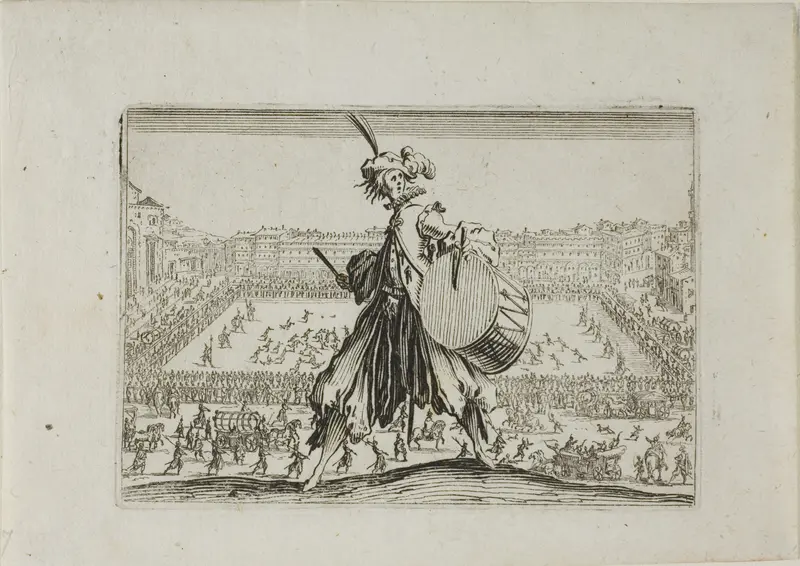 View of Piazza S. Croce with Football Game, from The Caprices