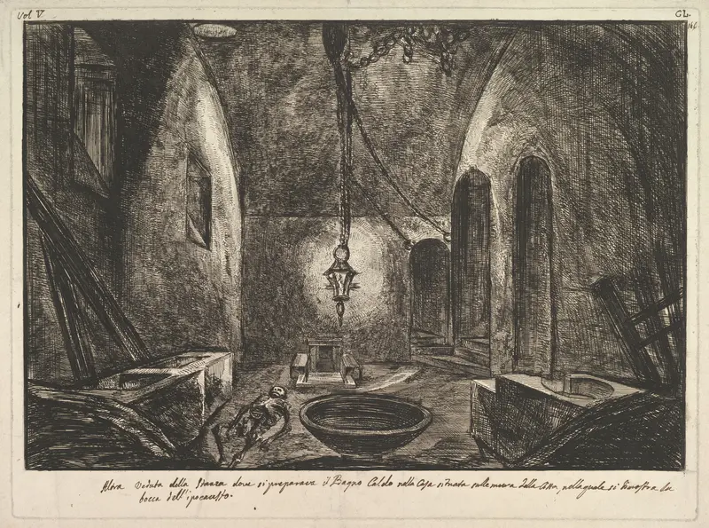 View of Pompeii (Altra veduta della Stanza dove si preparava il Bogno Caldo . . . ) Wall Art by Francesco Piranesi - High-Resolution Digital Print