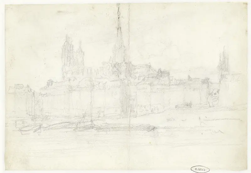 View of Rouen Wall Art by Matthijs Maris - High-Resolution Digital Print
