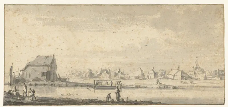 View of Sloterdijk, near Amsterdam Wall Art by Roelant Roghman - High-Resolution Digital Print