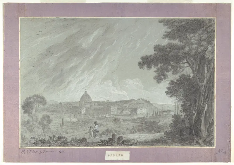 View of St. Peter's and the Vatican from the Janiculum Wall Art by Richard Wilson - High-Resolution Digital Print