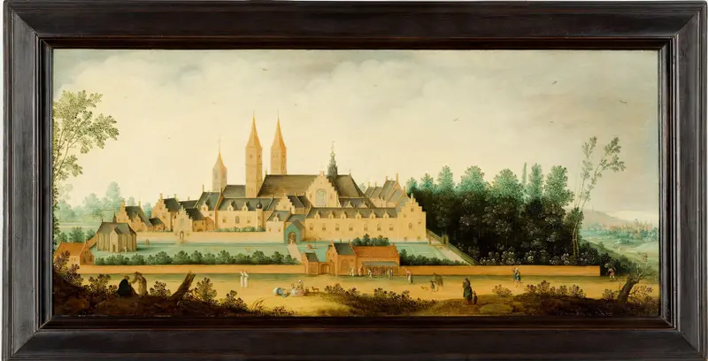 View of the Abbey of Egmond-Binnen Wall Art by Unknown - High-Resolution Digital Print