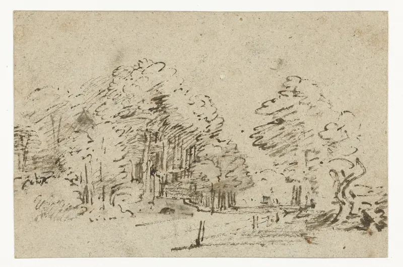 View of the Amstelveenseweg outside Amsterdam Wall Art by Rembrandt van Rijn - High-Resolution Digital Print