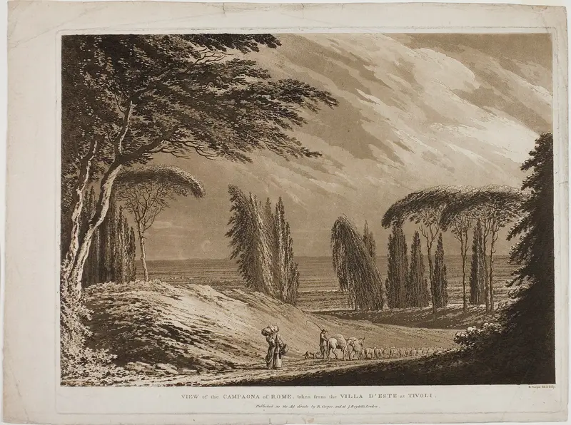 View of the Campagna of Rome