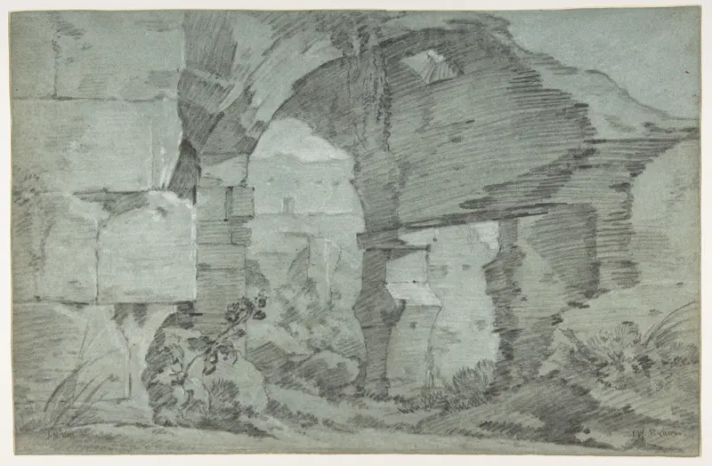 View of the Colosseum Wall Art by Joseph Marie Vien - High-Resolution Digital Print