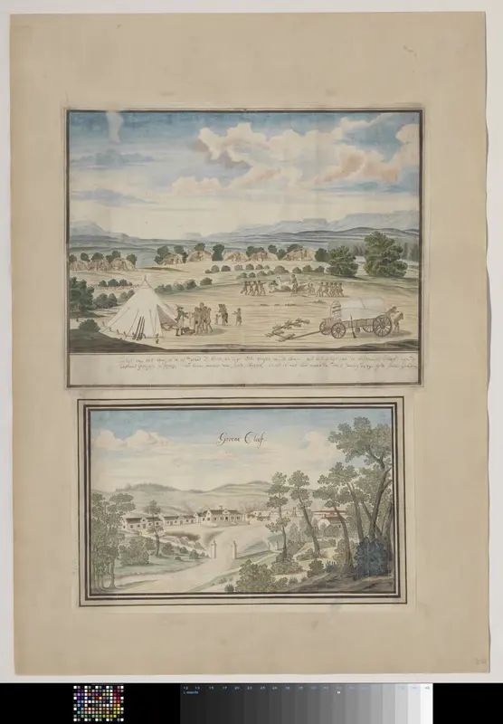 View of the Dutch East India Company’s cattle-post Groenkloof Wall Art by Unknown - High-Resolution Digital Print