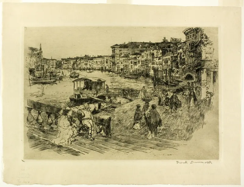 View of the Grand Canal Wall Art by Frank Duveneck - High-Resolution Digital Print