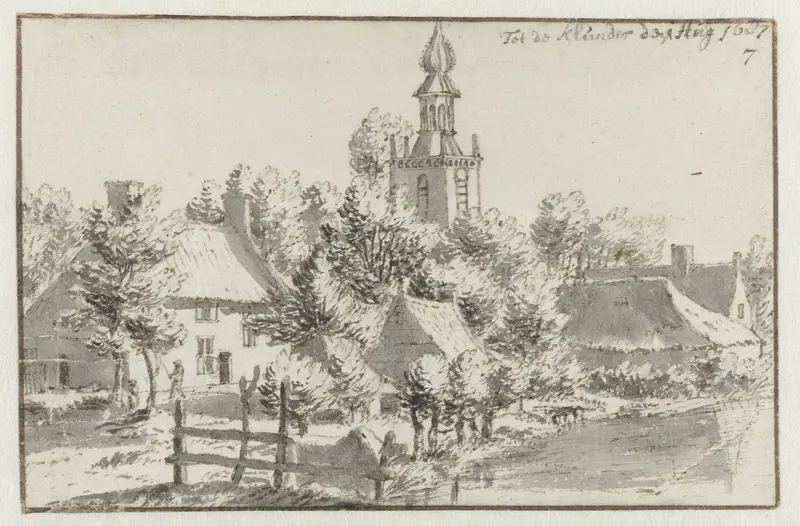 View of the Village of Klundert, Noord-Brabant Wall Art by Unknown - High-Resolution Digital Print