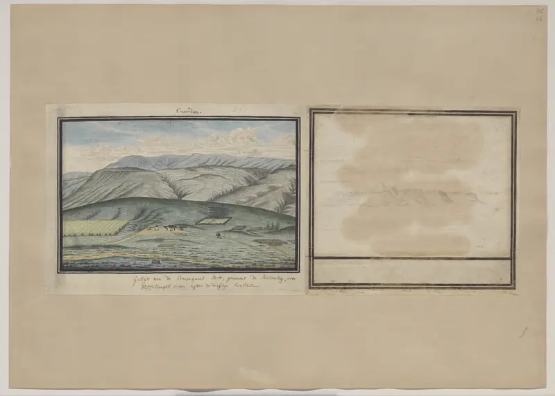 View of the Vuilkop and the Perdeberd in Camdebo seen from the south east Wall Art by Unknown - High-Resolution Digital Print