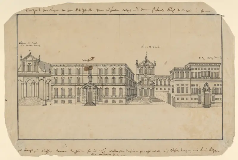 View of Via Balbi in Genoa Wall Art by Anonymous, Italian - High-Resolution Digital Print