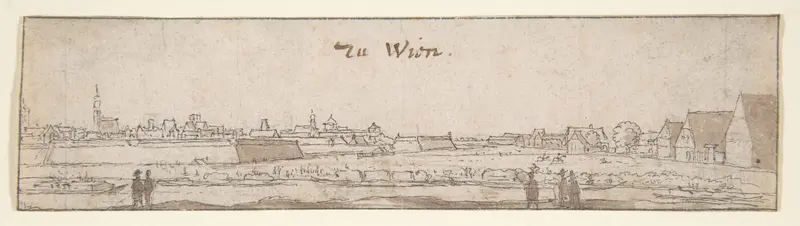 View of Vienna Wall Art by Wenceslaus Hollar - High-Resolution Digital Print